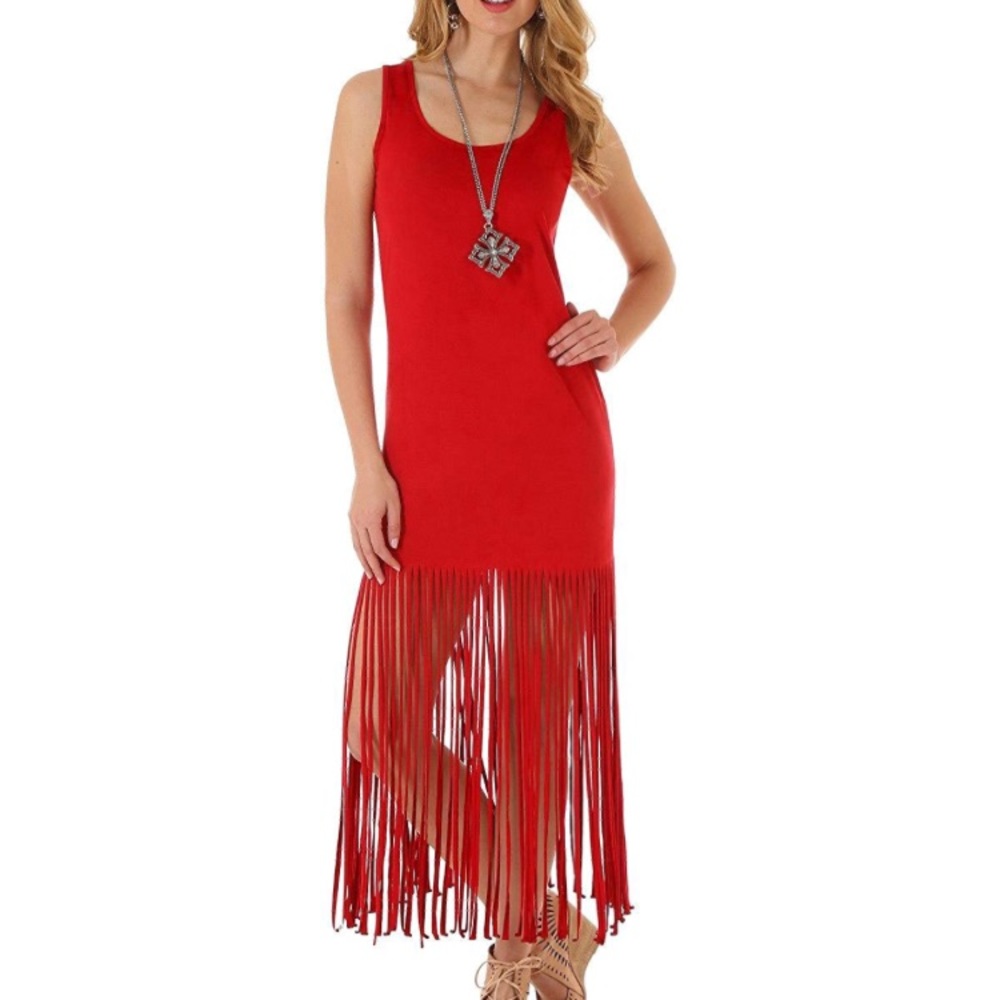 Wrangler suede tassel dress